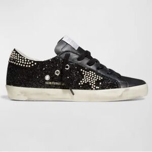 Golden Goose Private Edition Superstar Pearly Glitter Low Top Sneakers 39